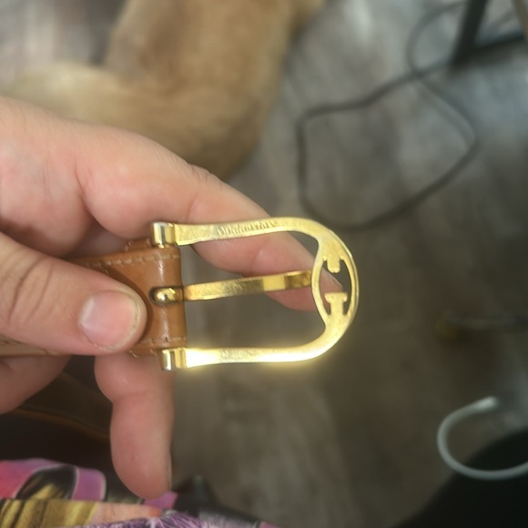 RARE Vitnage Unique 70s 80s Guccis Made In Italy Brown Leather Belt - Picture 3 of 4